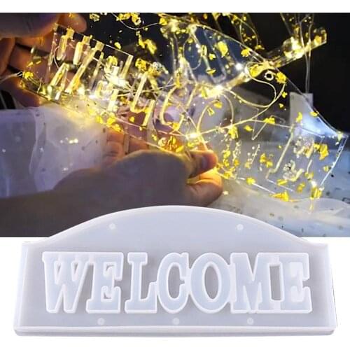 DIY Resin Mold Homemade Shop Welcomes Signature Handmade Pattern Epoxy Resin Mold Durable Crystal Epoxy Resin Jewelry