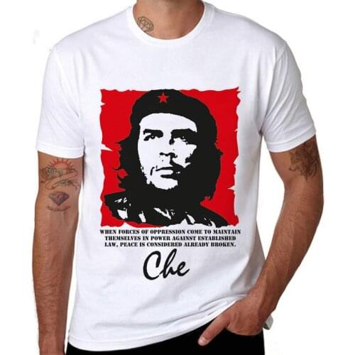 Cuba People Hero Fashion Che Guevara T-Shirt. Summer Cotton Short Sleeve O-Neck Mens T Shirt New S-3XL