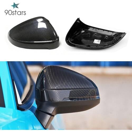 Mirror Cover For Audi RS5 A4 B9 S4 A5 S5 RS4 dry Carbon Fiber Rear Side View Mirror Cover Replacement&add on 2016 2017 2018 2019