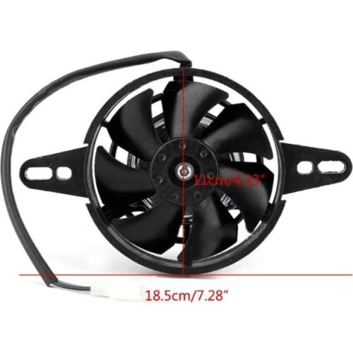 Oil Cooler Engine Radiator Electric Cooling Fan Fit for 150cc 200cc 250cc Buggy