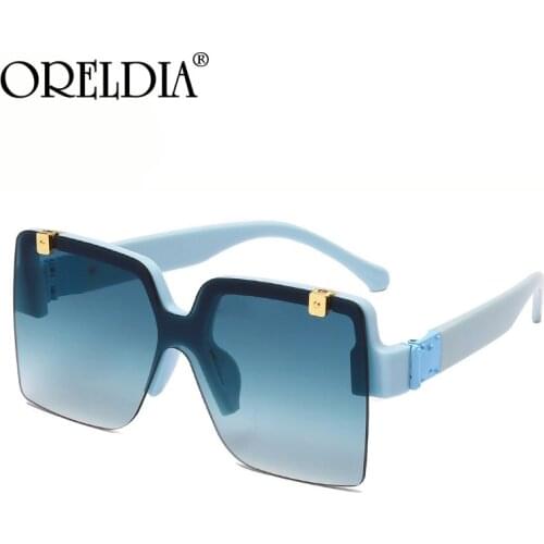 Fashion Ladies Sunglasses Well-known Designer Glasses 2021 Latest Box Gradient Color Lenses Trend Mens Sunglasses Hot UV400