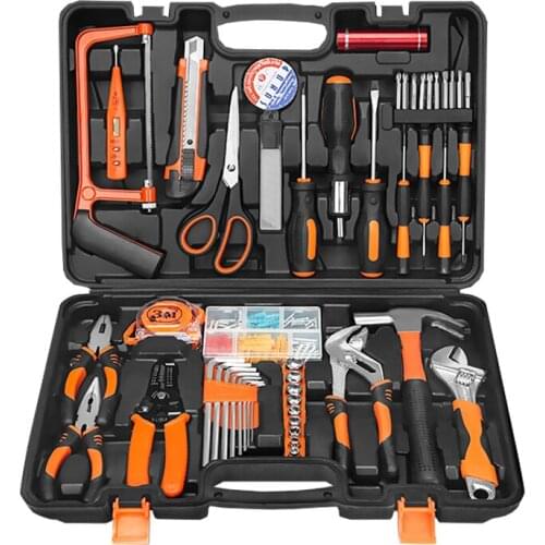 Free Shipping Set Of Tools Repair Kit Home DIY Kit Multi-function Household Toolbox Hardware Tool Jk1108