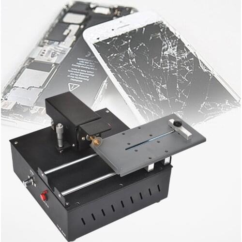 Adjustable LCD Screen Cutting Machine For Mobile Phone Samsung Edge iPhone Huawei Curved Flat Screen Glass Separating Repair