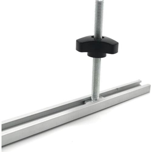 Aluminium Alloy T-slot Slide Track T-tracks Miter Track for Woodworking Saw/Router Table Workbench Tools Type-19