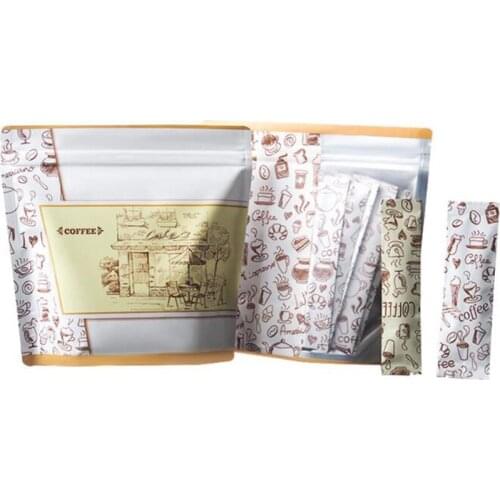 Aluminum Foil Coffee Powder Packaging Bag Heat Sealing Disposable Strip Coffee Bags