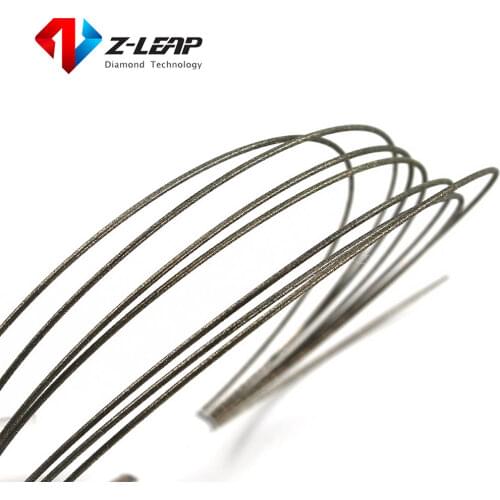 Z-LEAP Multi-Purpose Cutting Tool Diamond Wire Saw Blade 1.0mm 1MM Electroplating, for Glass Stone, Marble and Granite