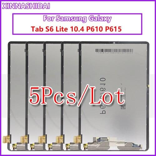 5PCS/100%test 10.4" For Samsung Galaxy Tab S6 Lite P610 P615 SM-P610 SM-P615 LCD Display Touch Screen Glass Panel Digitize Assem