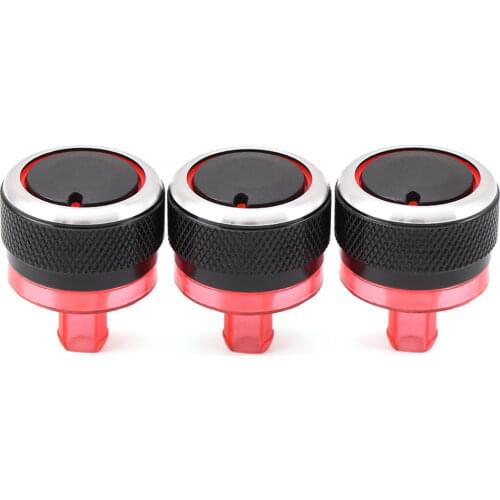 Car AC Knob Aluminum Alloy Air Conditioning Knob Products Accessory,Suitable For Peugeot 206 207,For Citroen C2 2006-2013