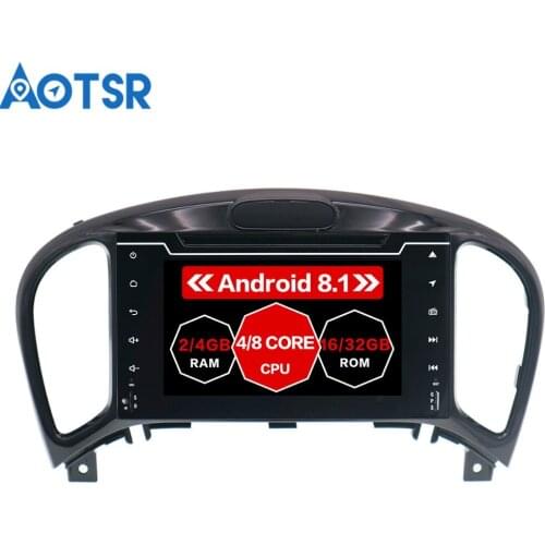 Aotsr Android 8.1 GPS navigation Car DVD Player For Nissan Juke for Infiniti ESQ 2012-2017 multimedia 2 din radio recorder