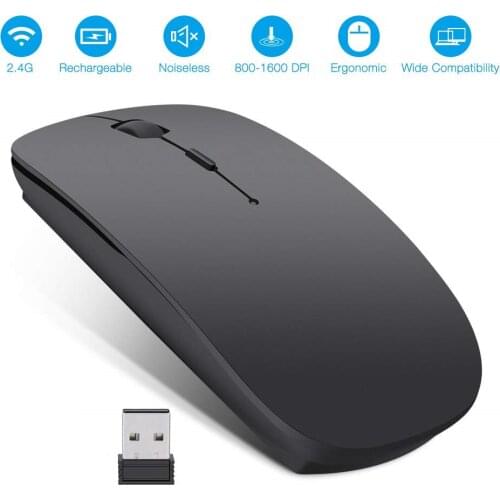 Wireless mouse Bluetooth computer mouse mute PC Mause ergonomic mouse rechargeable 2.4 Ghz USB optical mouse for PC laptop