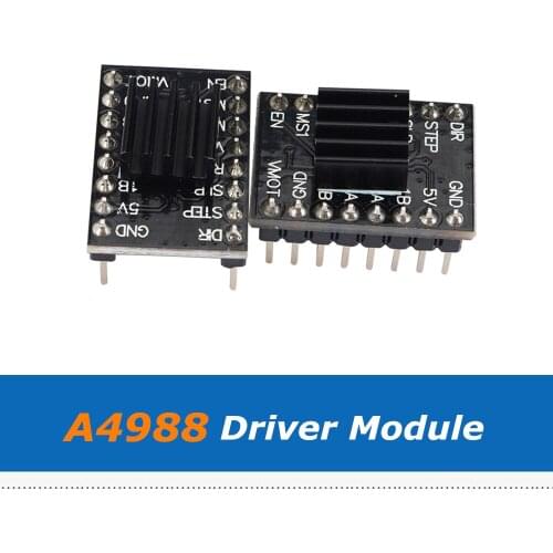 10pcs/lot 3D Printer Parts MKBT Stepstick A4988 Stepper Motor Driver Module With Heat Sink Gift