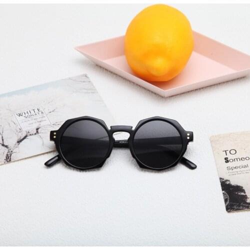 Kids Irregular Polygon Child Sunglasses Vintage Octagon Baby Sun Glasses For Boys Girl Gafas Oculos De Sol Infant 2021