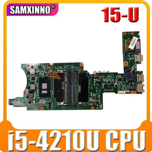 For HP X360 15-U Laptop Motherboard 774606-501 774606-001 DAY61PMB6E0 With i5-4210U CPU DDR3L 100% Tested Fast Ship