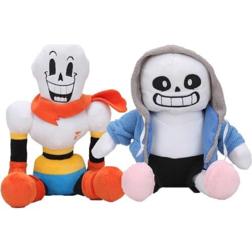 2pcs/Set 30cm Game Undertale Anime Stuffed Plush Toys Sans Asriel Toriel Doll for Kids Children