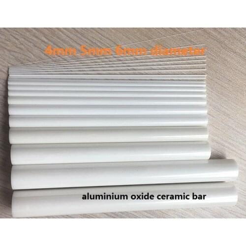 4mm 5mm 6mm mirror surface aluminium oxide ceramic bar AlO PIN GAGE aluminum oxide Corundum ceramic stick alumina ceramic rod