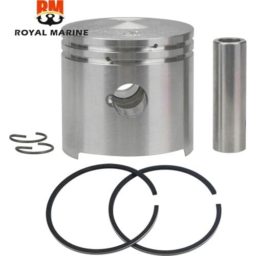 369-00001 Piston Set (Std) For TOHATSU 2 stroke Outboard Motor M5 5HP with Clip and Pin 369-00001-0 351-00011-0 55MM