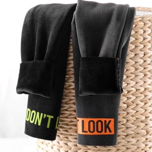 Girls with velvet leggings Autumn/winter 2020 New style Warm pants for girls with thick pants for middle school kids in winter