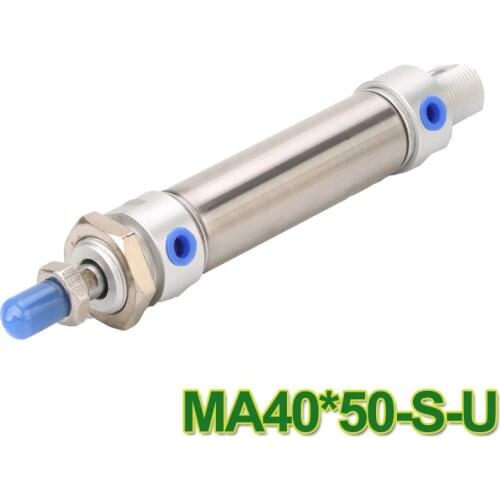 MA40-50 Airtac type MA series stainless steel mini air cylinder MA series 40mm bore 50mm stroke MA40*50 -S-U