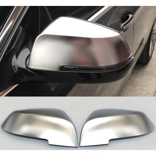 Matt Chrome Mirror Cover Rearview Side Mirror Cap For BMW 1 2 3 4 series F20 F30 F31 F21 F22 F23 F32 F33 F34 F35 X1 E84