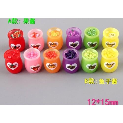 12pcs/lot 1:12 Miniature Dollhouse Food Fruit jam Bottle Food For blyth Pullip Barbies Doll Kitchen Toys Accessories