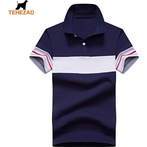2021 Summer Pique Cotton New Splicing High Quality Mens Polo Shirt Short Sleeve Business Casual Breathable Lapel Mens Shirt