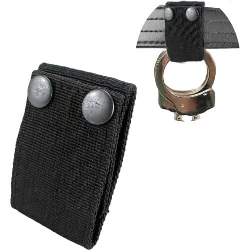 Nylon Handcuff Strap Holder Safety Snap by Perfect Fits a 2" Duty Belt