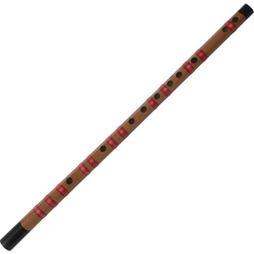 New 18.5" Long Music Instrument Soprano F Chinese Dizi Bamboo Flute