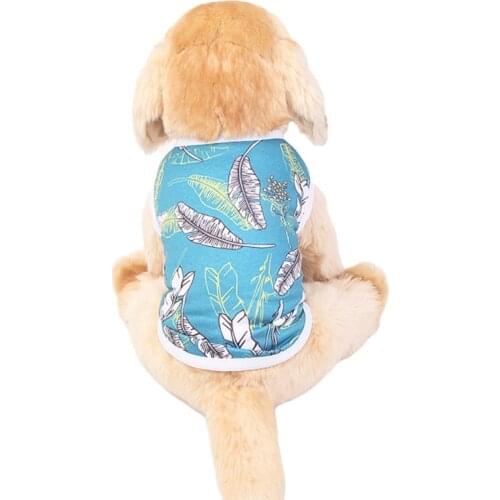 Pet Cat Dog Clothes Summer Print Pets Sleeveless T-shirt for Chihuahua Puppy Yorkshire Pet Dog Vest Clothing Pug Apparel Hotsell