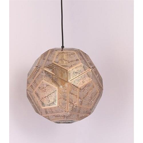 Nordic radar hollow Diamond pendant lights luxury living room dining room luster single coffee shop bar pendant lamps lighting