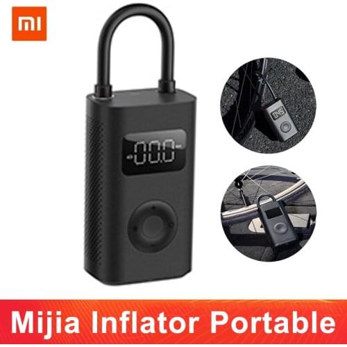 Xiaomi Mijia Inflator Portable 1S Mini LED Smart Digital Tire Pressure Sensor Electric Pump For Bicycle Motorcycle Car Soccer