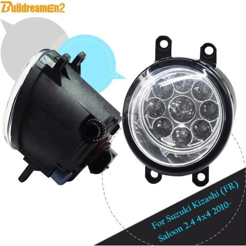 Buildreamen2 For Suzuki Kizashi (FR) Saloon 2.4 4x4 2010- Car Styling Fog Light LED Light Daytime Running Light DRL 12V DC