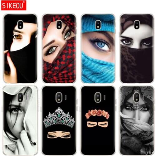 Silicone cover phone case for Samsung Galaxy J3 J5 J7 2017 J330 J530 J730 PRO j2 2018 Muslim islamic gril