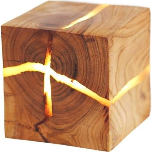 Modern Elm Art Decoration LED Wall Lamp Bedroom Bedside Aisle Indoor Home Light Fixtures G4 Wood Wall Lamps for Living Room