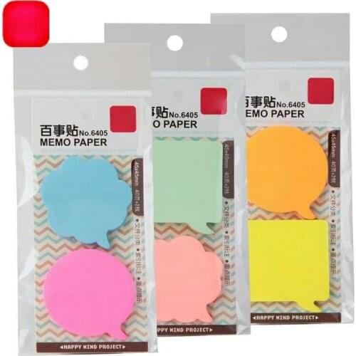 80 sheets Korean Sticky Notes Creative Post Notepad Filofax Memo Pads Office Supplies School Stationery Scratch Paper