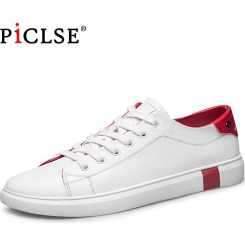 Genuine Leather Men shoes Fashion Casual Leather shoes Men loafers Comfortable walking shoes For Men Flats Footwear hombre