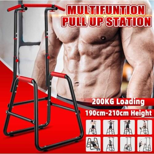 Indoor Pull Up Bar Horizontal Bars Sports Workout Ab Muscle Trainer Pull Up Station Power Tower Home Gym Fitness Equipment