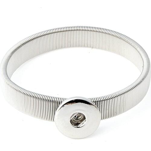 XH2623 Snap Button Bracelet Snap Jewelry Charm Bangles (fit 18mm 20mm Snap)