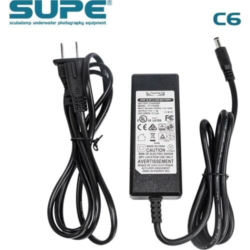 SCUBALAMP SUPE C6 Charging adapter