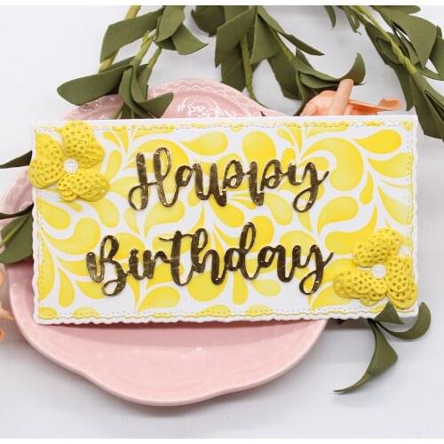 ZLDECOR Mini Slimline with Torn Edge Metal Cutting Dies Stencils for DIY Scrapbooking Decorative Embossing DIY Paper Cards