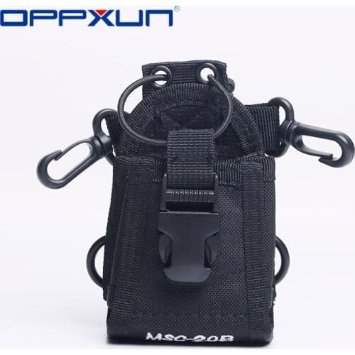 1PC MSC-20B Nylon Pouch Bag Walkie Talkie Carry Case for Baofeng UV5R UV82 bf888S UV-9R Plus TYT Mototrola Ham Two Way Radio