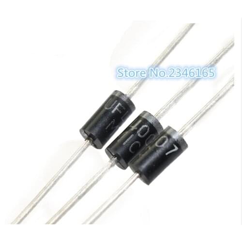 100pcs 1A 1000V DO-41 UF4007