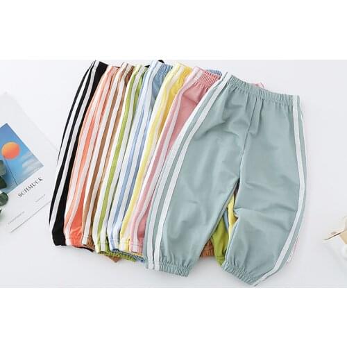 2020 Boys Girls Summer Casual Fashion Soft Pants Skin-Friendly New Outdoorwear Children Costume Pants Breathable Clothing