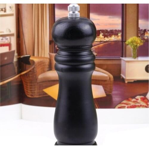 6 inch pepper Grinder wood hand manual pepper spice Grinder