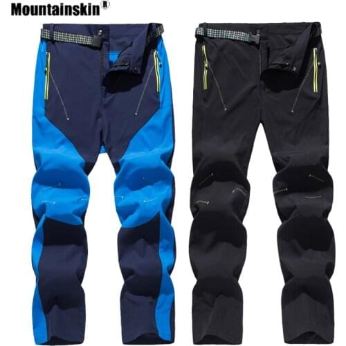 Mountainskin Men Womens Summer Single Layer Quick Dry Pants Outdoor Trekking Trousers Breathable Hiking Camping Climbing VA754