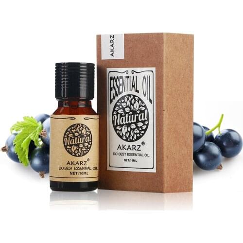 AKARZ Famous brand natural aromatherapy Black Currant essential oil Improve skin smoothness Relieve eczema Black Currant oil