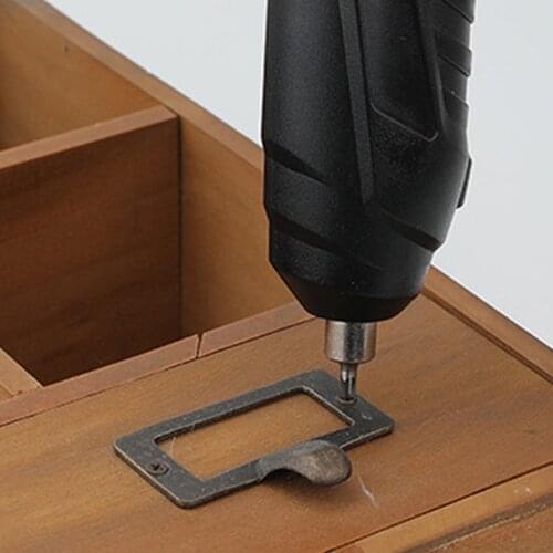 Electric Screwdriver Rechargeable Cordless Power Drill Hole Electrical Screwdriver Hand Driver Wrench Household DIY Power Tools