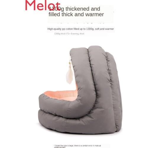 Cat Nest Four Seasons Universal Winter Warm Kennel Closed Mongolian Cat Nest Pet Supplies Removable and Washable Cat Supplies