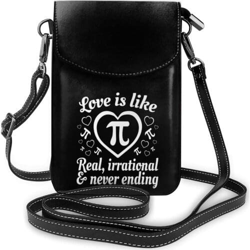 Math Shoulder Bag Gift Stylish Women Bags Leather School Female Purse