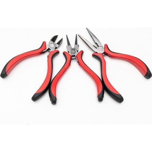 Multifunctional Hand Tools Jewelry Pliers Equipment Round Nose End Cutting Wire For Making Handmade Accessories