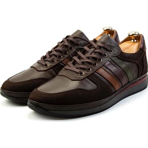 Ducavelli Line Mix Nubuck-Genuine Leather Male Shoes